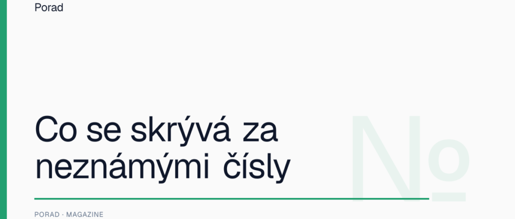 Co se skrývá za neznámými čísly